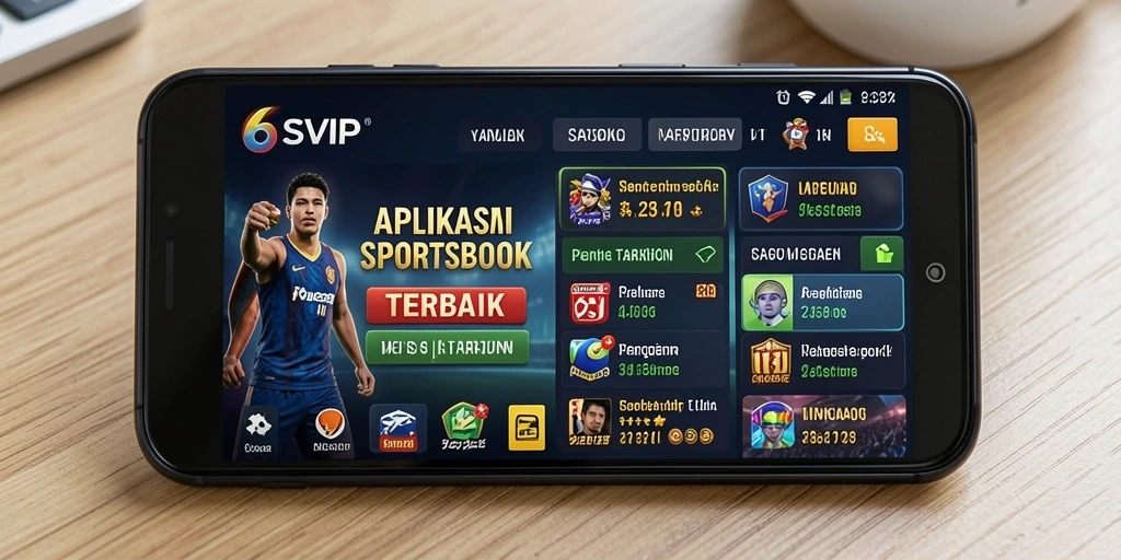 Tampilan gameplay yang menarik dan interaktif dari aplikasi Sportsbook 6SVIP.