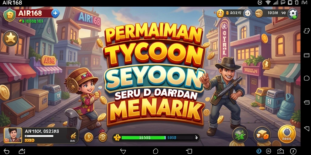 Tampilan gameplay Tycoon dari AIR168 yang menegangkan dan menarik.