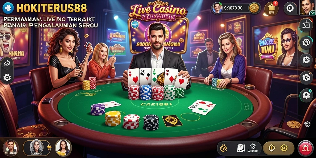 Tampilan gameplay HOKITERUS88 yang mendebarkan dan interaktif.