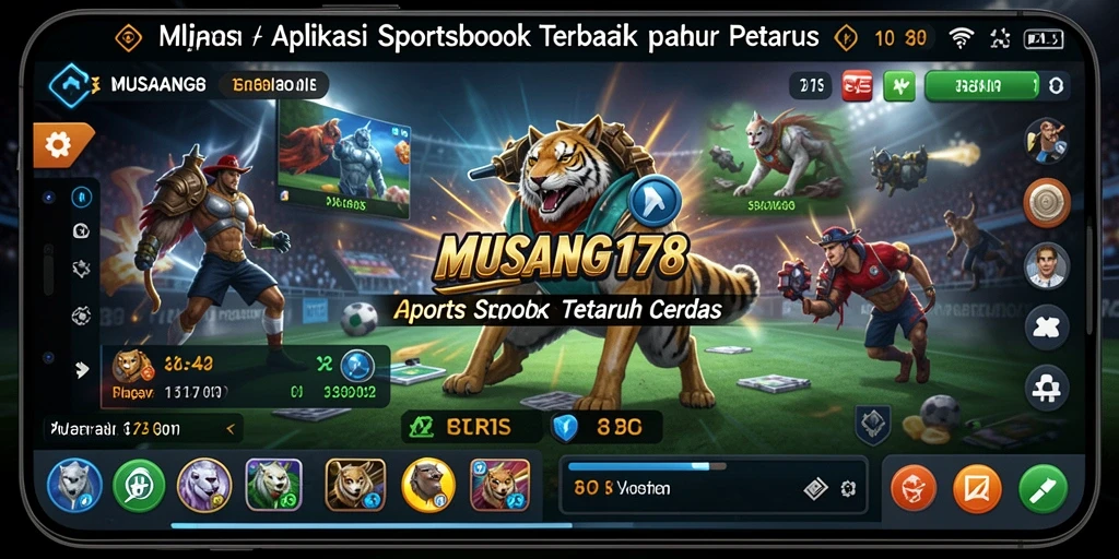 Tampilan gameplay MUSANG178 dengan berbagai pilihan taruhan olahraga.