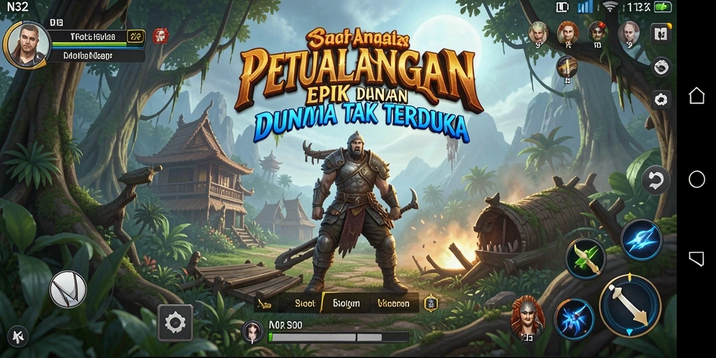 Gameplay N32 menunjukkan petualangan seru dan tantangan unik.
