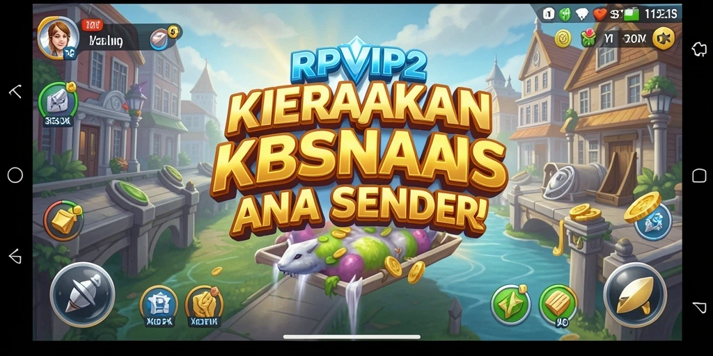 Tampilan gameplay RPVIP2 dengan grafis menarik dan interaksi dinamis.